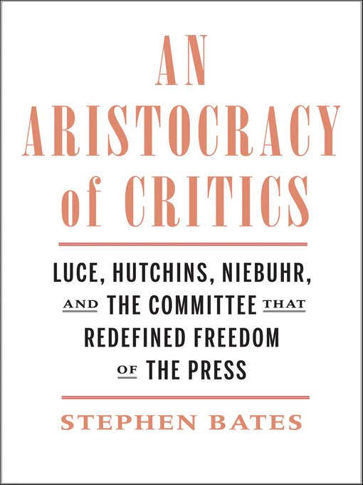 Title details for An Aristocracy of Critics by Stephen Bates - Available